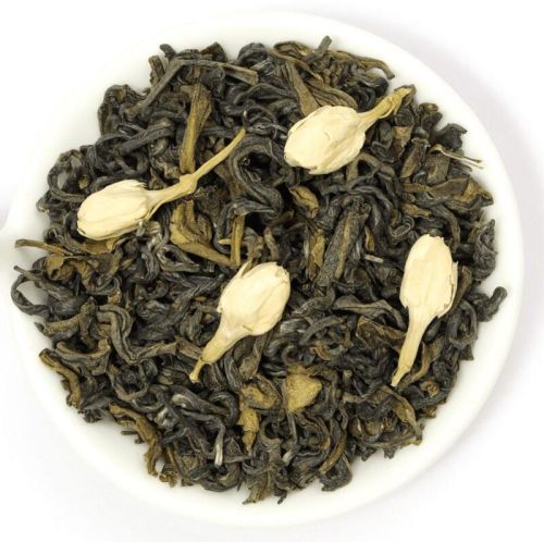 Leaves Fresh Natural Jasmine Green Tea, For Home, Office, Restaurant, Hotel, Packaging Type : Pouches