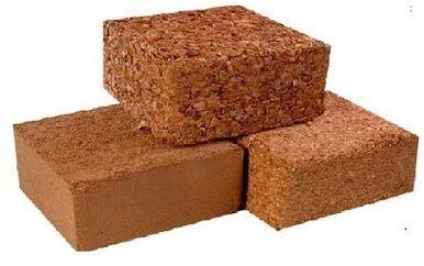Brown Coco Peat Block, For Agriculture Use, Shape : Square