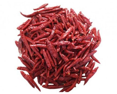 Solid Raw Natural Red Chili Whole, For Spices, Cooking, Specialities : Hygenic, Long Shelf Life