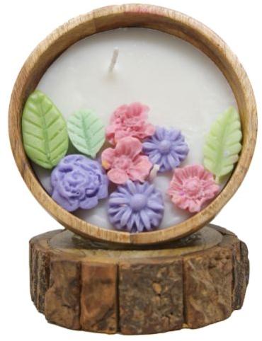 Aroma Multi Color Wax Flower Candle, For Party, Lighting, Decoration, Birthday, Technics : Handmade