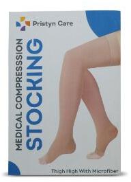 Skin Pristyn Care Compression Stockings Varicose Vein, Length : Mid Thigh Length
