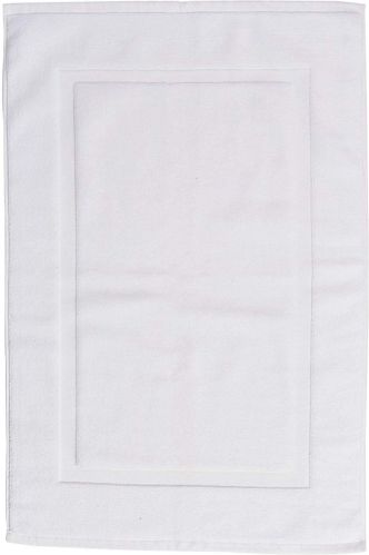 Rectangular Terry White Bath Mat, For Restaurant, Office, Hotel, Home, Style : Modern