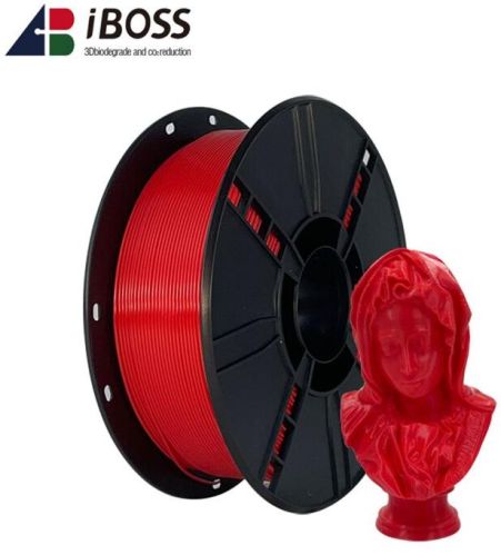Red Iboss Pla Plus 3d Printer Filament