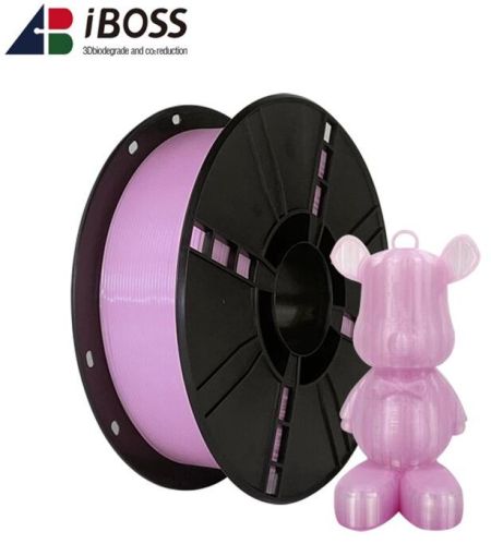 IBOSS PLA Plus (PLA+) 3D Printer Filament 1.75mm,1kg,Fit Most FDM Printer(Transparent Purple)