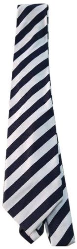 Stripes Satin School Uniform Long Tie, Gender : Unisex