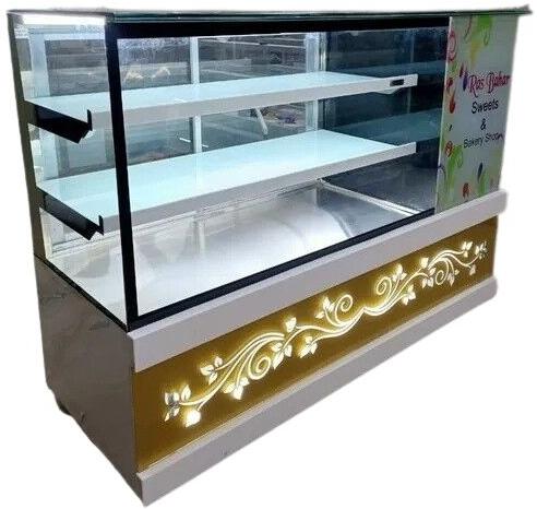 Electric SS 150-200kg Sweet Display Counters, For Bakery, Voltage : 110V