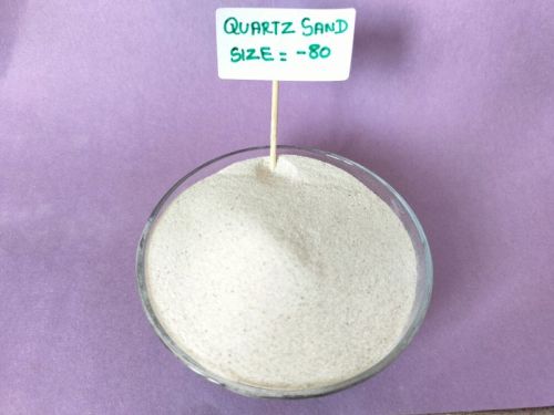 White 80 Mesh White Quartz Sand, Grade : Industrial Grade