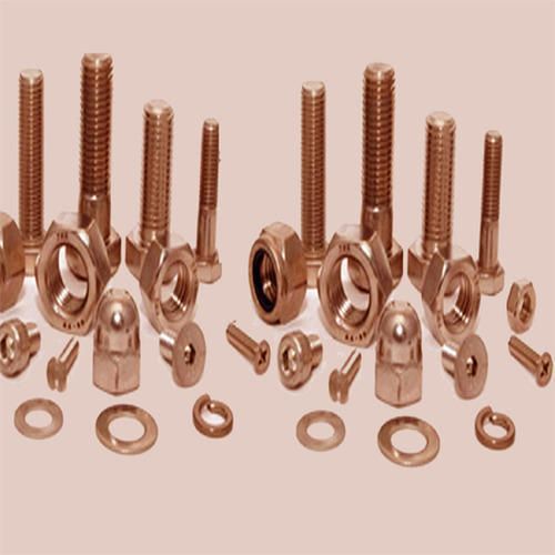 Polished Copper Fastener, For Automobile Fittings, Electrical Fittings, Furniture Fittings, Size : All Sizes