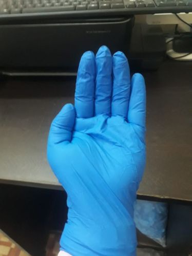 Blue Gloven Nb30 Nitrile Gloves, Size : All