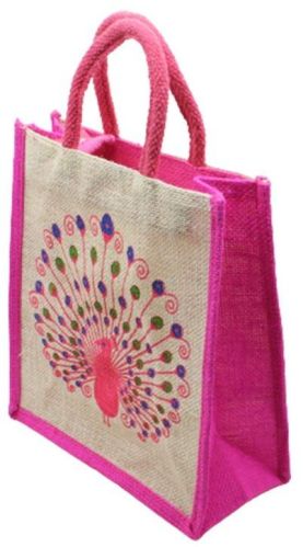 Printed Jute Bag, Capacity : 10kg