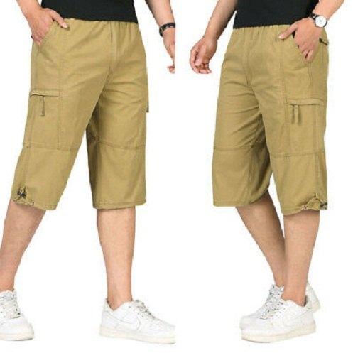 Printed Polyester Men Capri Shorts, Technics : Machine Made