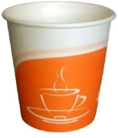 White Round 70ml Printed Paper Cup