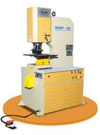 Semi Automatic High Pressure Rectangular Polished Mild Steel Hydraulic Punching Press, For Industrial