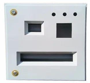 White Tripple Phase Square Mild Steel Power Panel Box