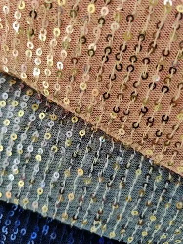 Sequence Work Net Fabric, Occasion : Party Wear