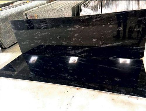 Dark Black Granite Slab, For Countertop, Flooring, Hardscaping, Wall Tiles, Size : Multisizes