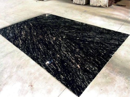 Natural Black Granite Slab, For Countertop, Flooring, Hardscaping, Wall Tiles, Size : Multisizes