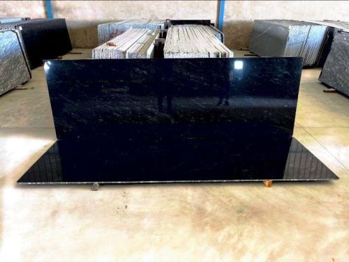 Rajasthan Black Granite Slab, For Countertop, Flooring, Hardscaping, Wall Tiles, Size : Multisizes