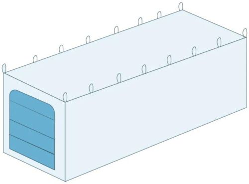 Zipper Loading Bulk Container Liner, For Package, Shipping, Transportation, Feature : Easy To Install
