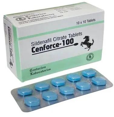 Centurion Laboratories Cenforce 100 Mg Tablet, Composition : Sildenafil Citrate