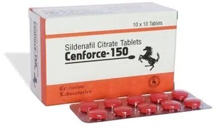 Centurion Laboratories Cenforce 150mg Tablet, Composition : Sildenafil Citrate