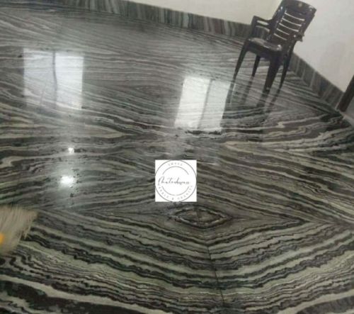 Polished Paper Black Marble Slab, For Construction, Size : Standard