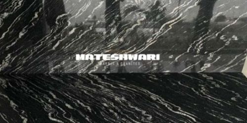 Polished Titanium Black Granite Slab, For Construction, Size : Standard