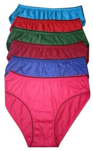 Multiple Colors Ladies Cotton Panty, For Inner Wear, Size : All Sizes