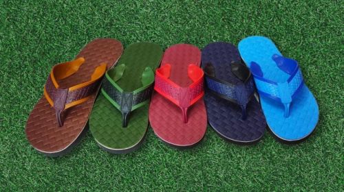 Rubber Chattai Mens Slipper, Color : Multicolor