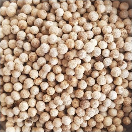Round Raw Organic White Pepper Seeds, For Cooking, Style : Dried