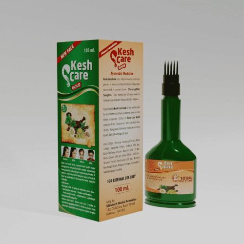 Green Kesh Care Gold Hair Oil, For Anti Dandruff, Packaging Type : Plastic Bottle