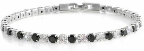 Polished American Diamond Sterling Silver Bracelets, Occasion : Casual Wear, Festive Wear, Party Wear
