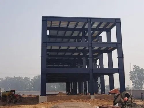 Colour Coated Mild Steel Mezzanines Floor Building