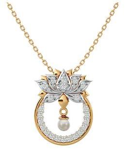 Armaa Jewels Gold Jkaa008pd108 Diamond Pendant, Occasion : Casual Wear, Festival Wear, Party Wear