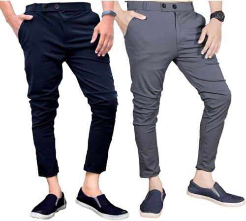 Plain Cotton Mens Pant, Size : All Size