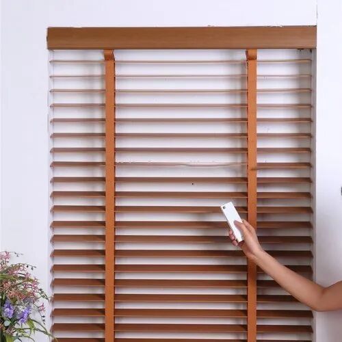 Alisn Wooden Motorized Venetian Blinds