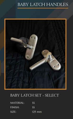 Select Baby Latch Lock Set, For Doors, Feature : Stable Performance, Simple Installation, Longer Functional Life