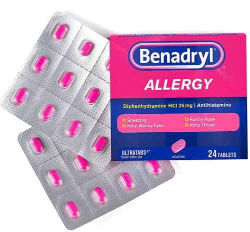 Benadryl Diphenhydramine Hydrochloride 25mg Tablets, Medicine Type : Allopathic, Allopathic