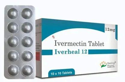 Iverheal 12mg Tablets, Packaging Type : Blister