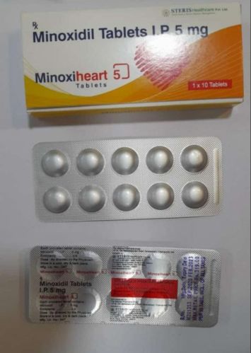 Minoxiheart Minoxidil Tablets, For Used To Treat Hair Loss, Shelf Life : 18 Months