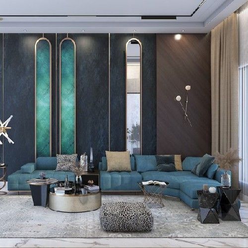 Designer L Shape Sofa Set, Frame Material : Wooden