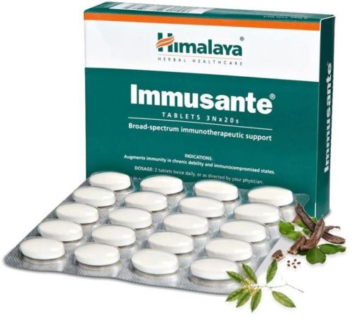 Himalaya Immusante Tablet, For Strengthens Immune Function, Packaging Type : Wrapper
