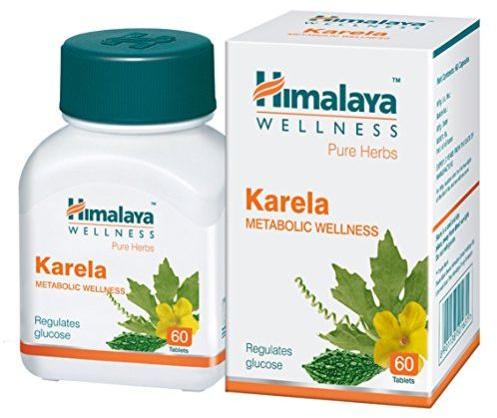 Himalaya Karela Tablet, For Regulates Blood Sugar Levels, Packaging Type : Plastic Bottle