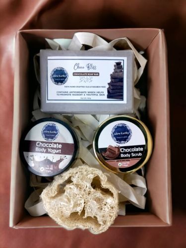 Brown Glow Earthy Chocolate Bath Combo Box, For Beauty Care