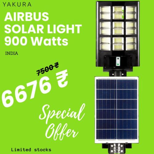 Yakura Solar - Airbus 900W - All In One Solar Street Light