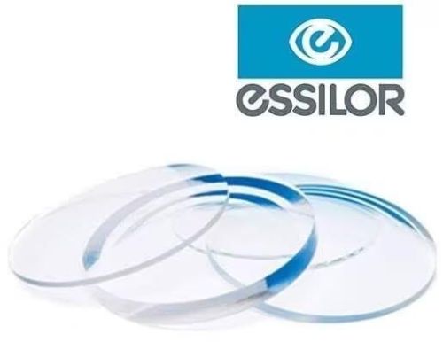 Transparent Essilor Silicon Optical Glass Lens, Shape : Round