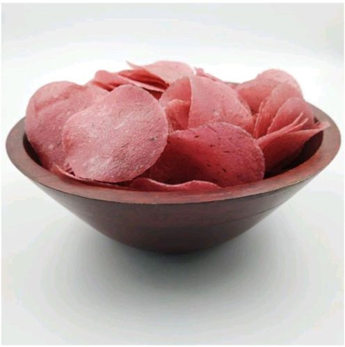 Reddish Beet Root Chips Fryums, For Human Consumption
