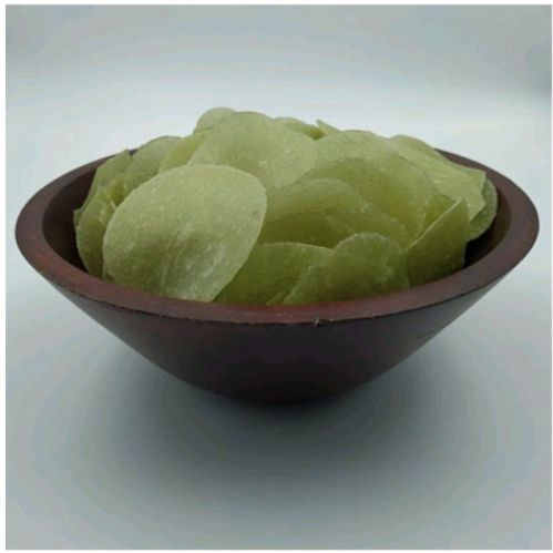 Green Chilli Chips Fryums, For Human Consumption, Taste : Spicy