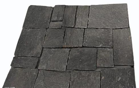 Black Rustic Slate Stone Slab