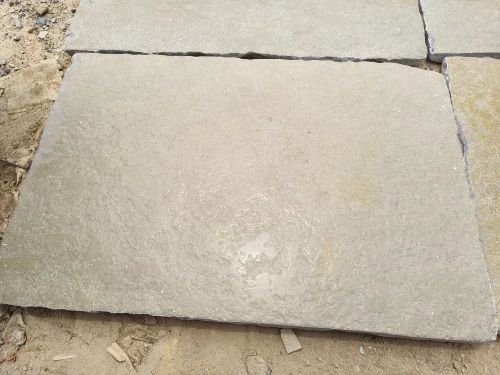 Half Honed Tumbled Brushed Yellow Tandur Stone Slab